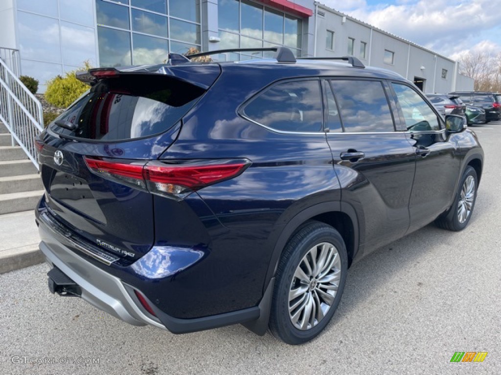 2022 Highlander Platinum AWD - Blueprint / Black photo #22
