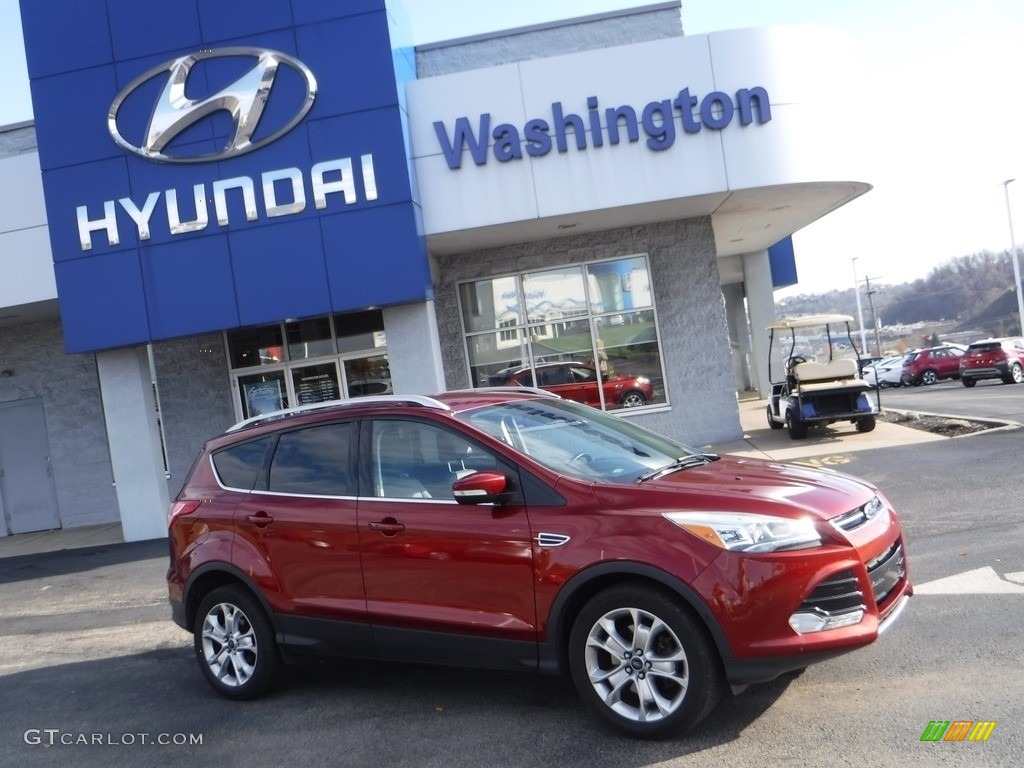 2015 Escape Titanium 4WD - Sunset Metallic / Charcoal Black photo #2