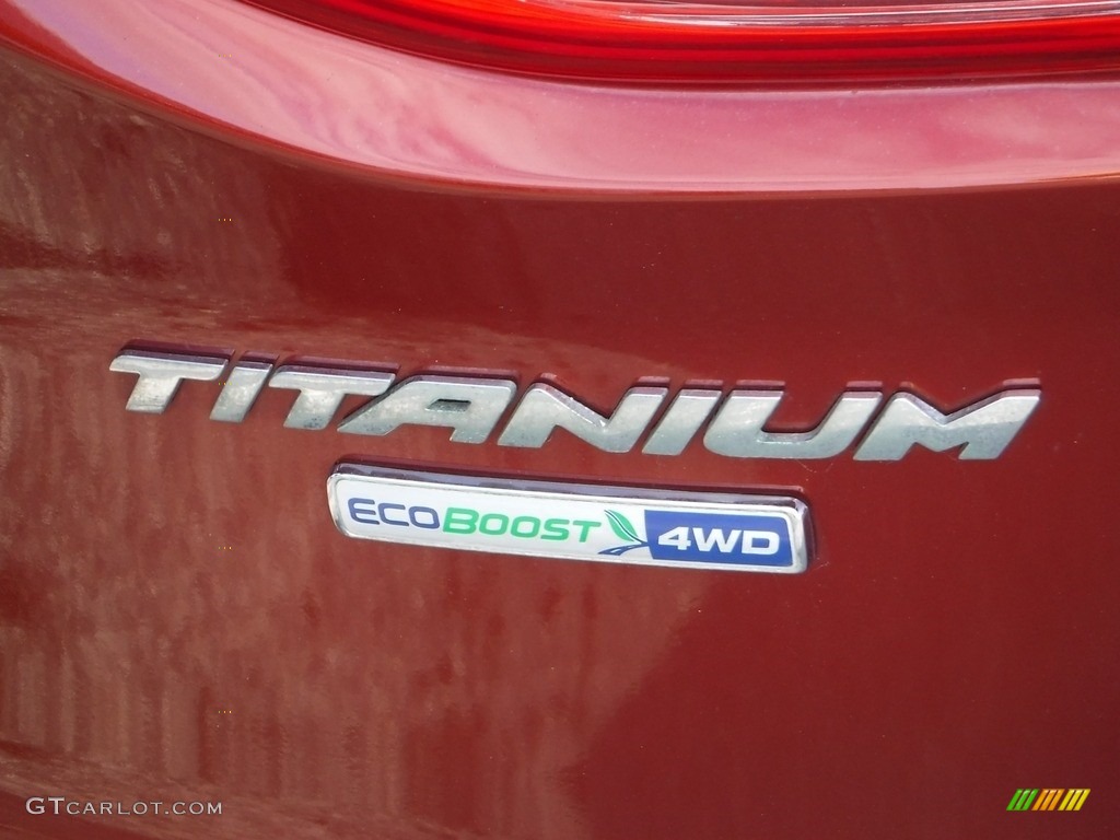 2015 Escape Titanium 4WD - Sunset Metallic / Charcoal Black photo #10