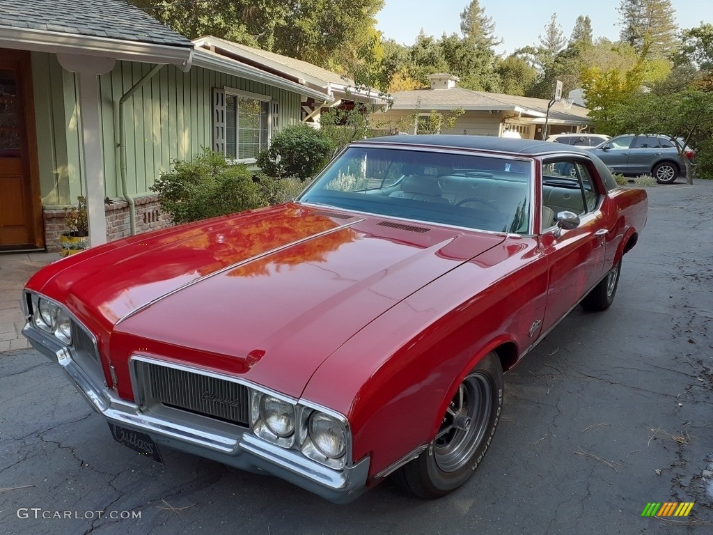 Matador Red 1970 Oldsmobile Cutlass Supreme Hardtop Coupe Exterior Photo #143259619