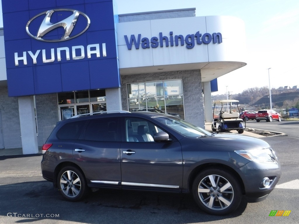2013 Pathfinder Platinum 4x4 - Dark Slate / Charcoal photo #2