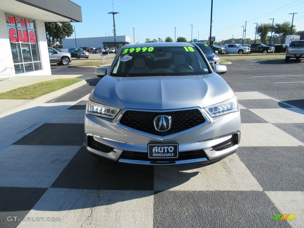 2018 MDX AWD - Lunar Silver Metallic / Graystone photo #2