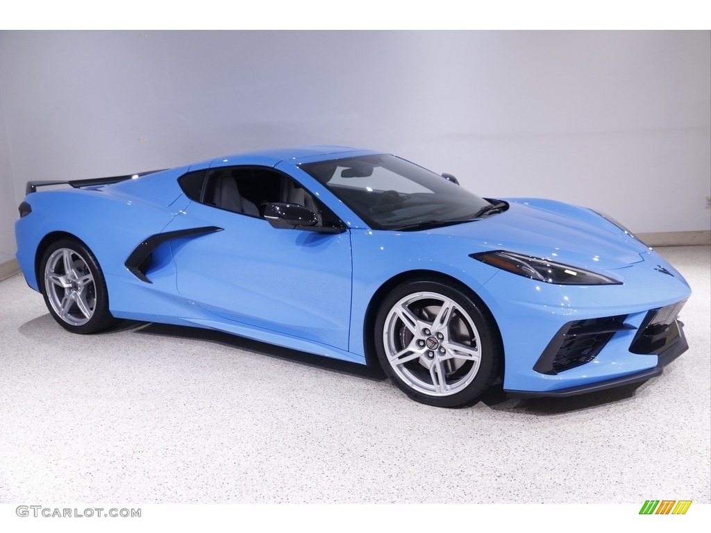 Rapid Blue 2020 Chevrolet Corvette Stingray Coupe Exterior Photo #143261164