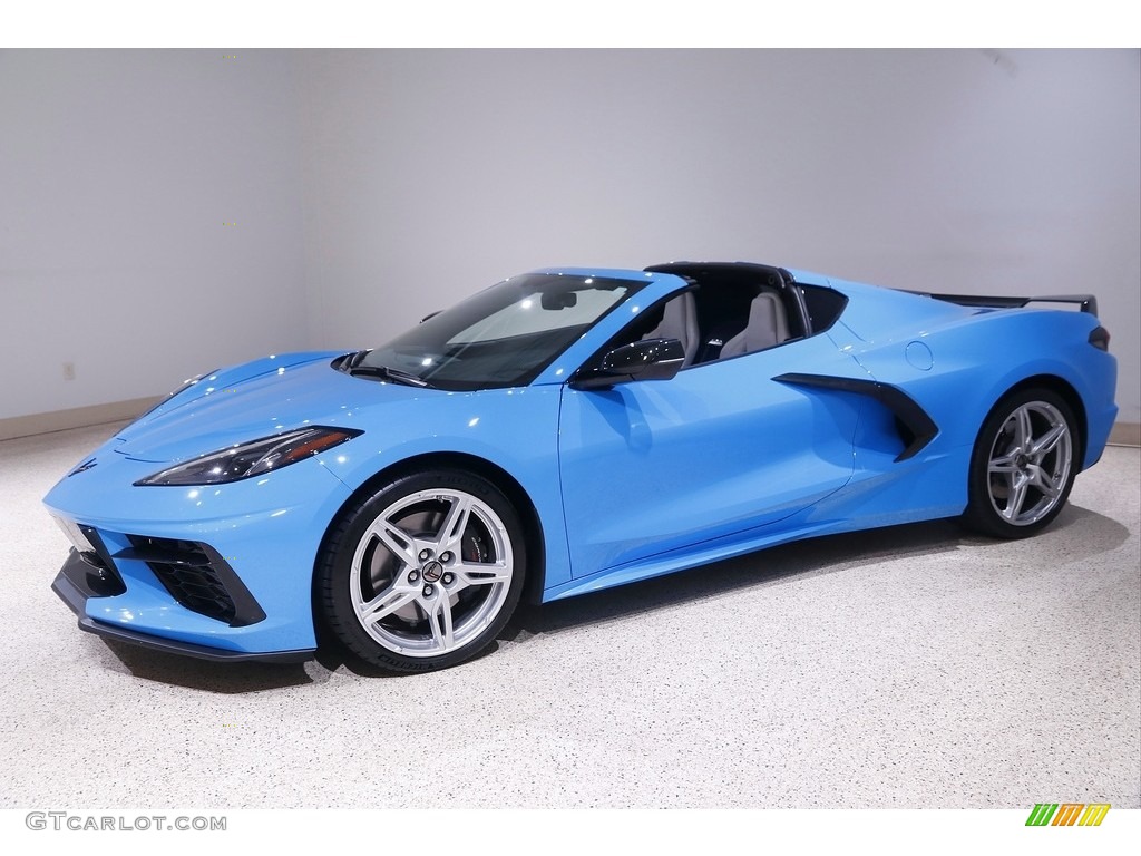 Rapid Blue 2020 Chevrolet Corvette Stingray Coupe Exterior Photo #143261176