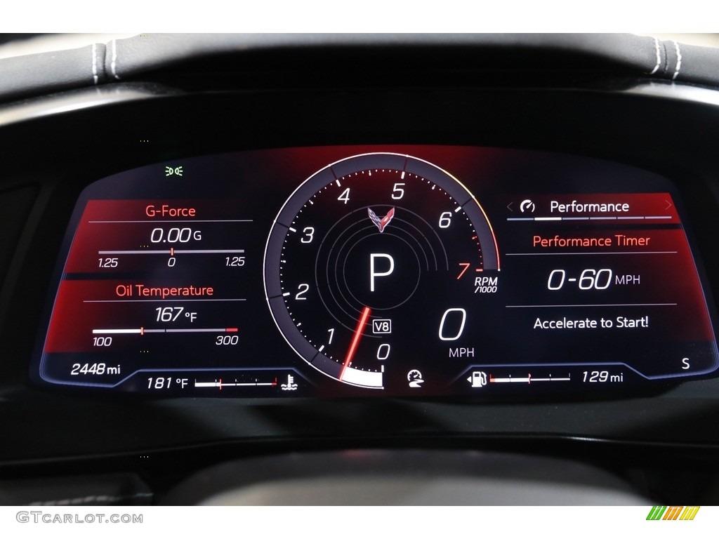2020 Chevrolet Corvette Stingray Coupe Gauges Photo #143261206
