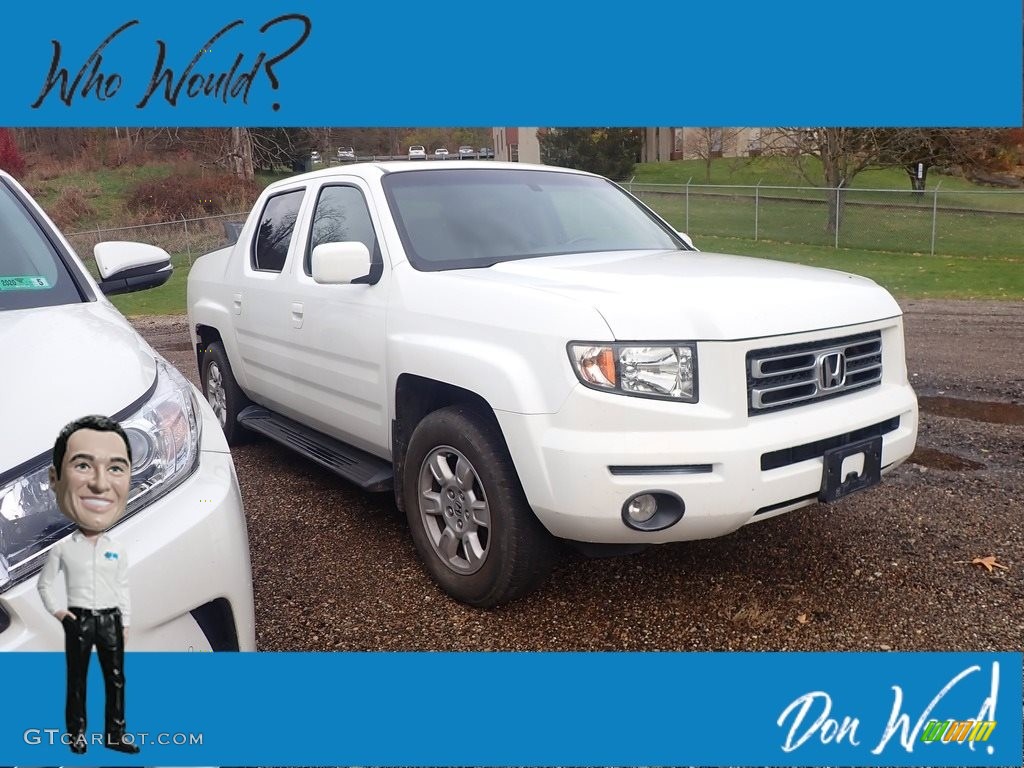 2007 Ridgeline RTL - White / Gray photo #1