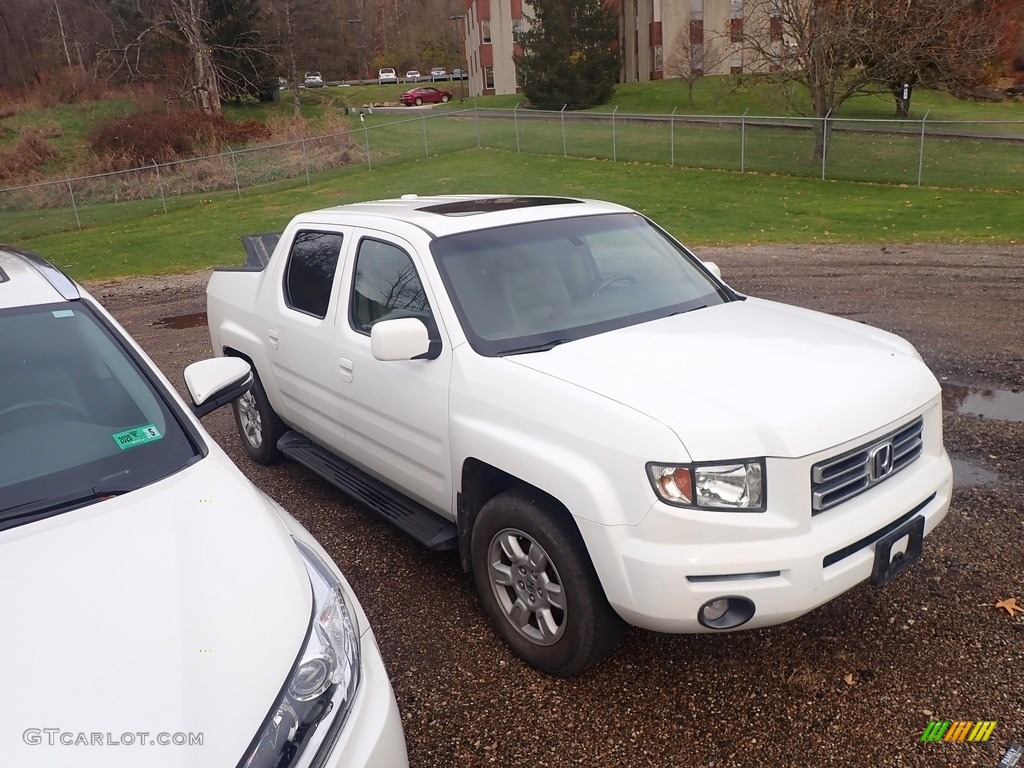 2007 Ridgeline RTL - White / Gray photo #2