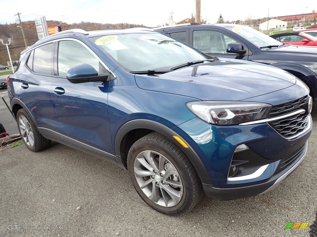 2020 Encore GX Essence - Deep Azure Metallic / Ebony photo #4