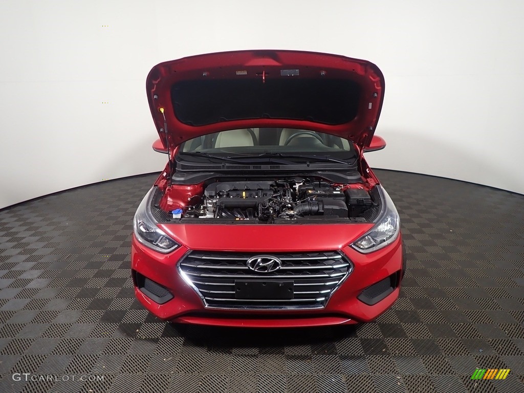 2020 Accent SE - Pomegranate Red / Beige photo #6