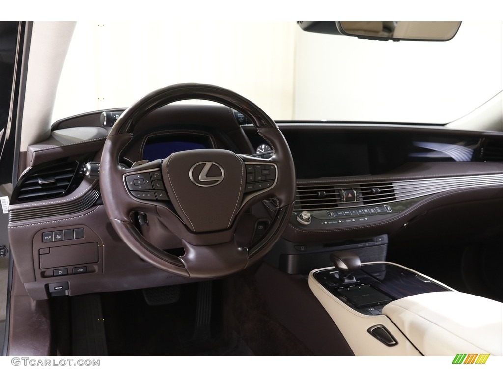 2018 Lexus LS 500 AWD Parchment Dashboard Photo #143262782