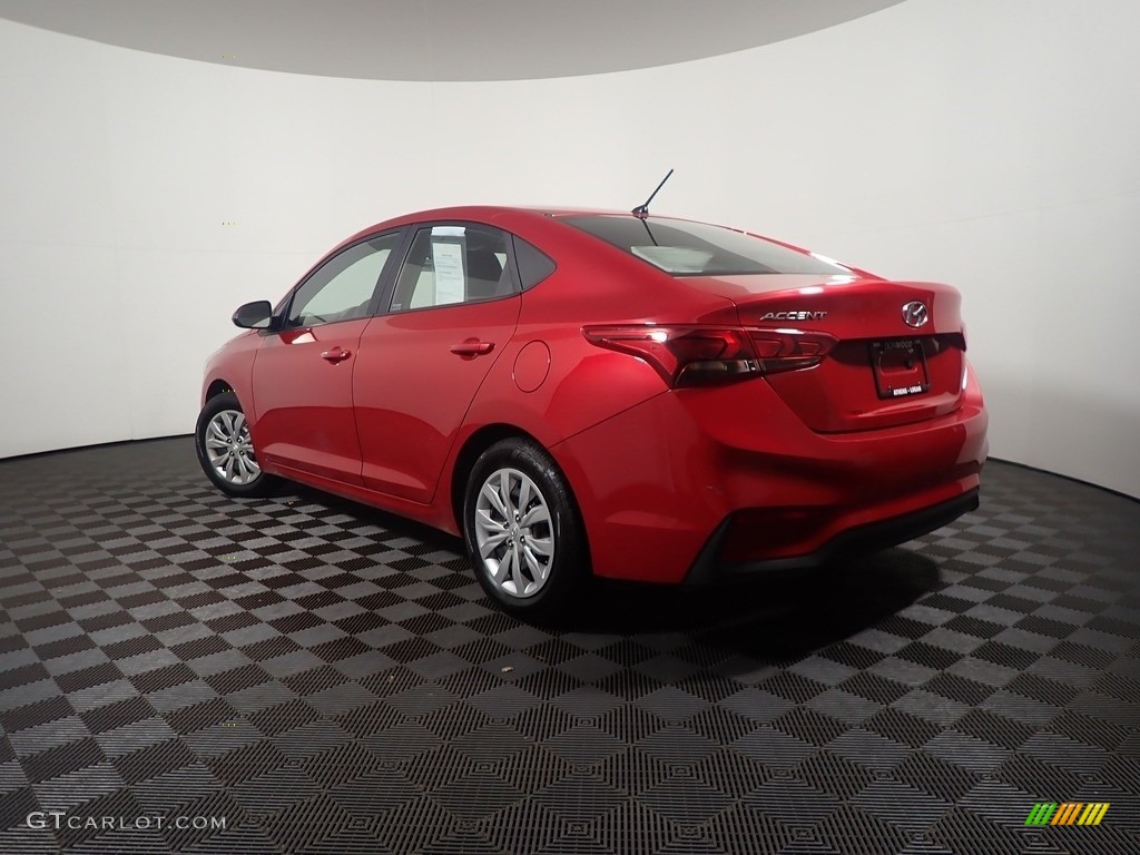 2020 Accent SE - Pomegranate Red / Beige photo #11