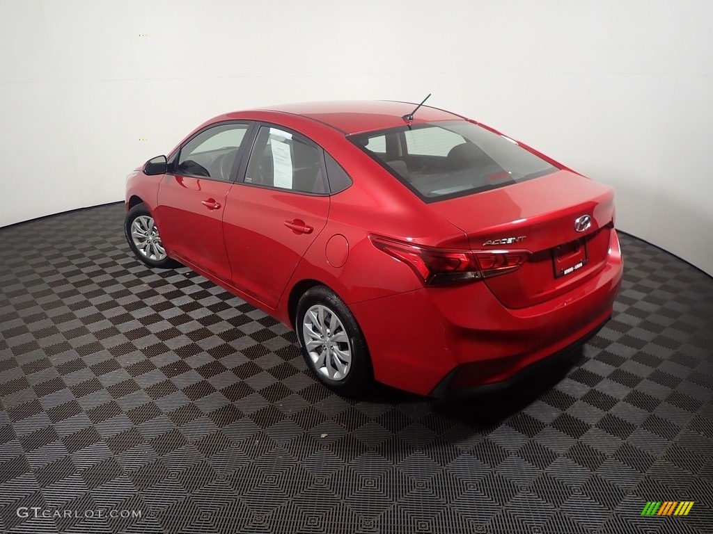 2020 Accent SE - Pomegranate Red / Beige photo #12