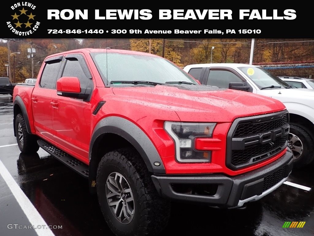 2018 F150 SVT Raptor SuperCrew 4x4 - Race Red / Raptor Black photo #1