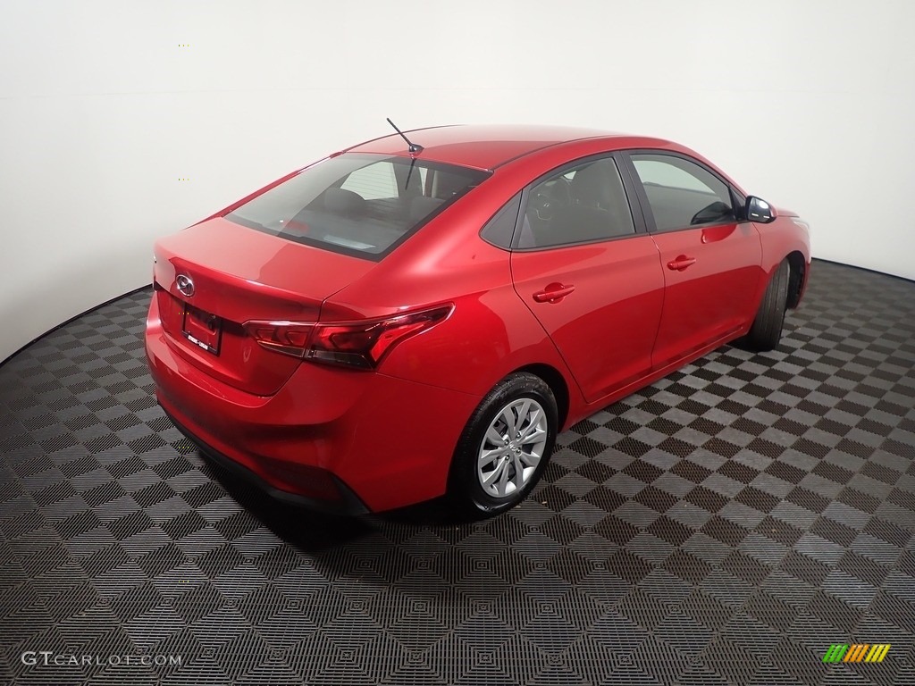 2020 Accent SE - Pomegranate Red / Beige photo #17