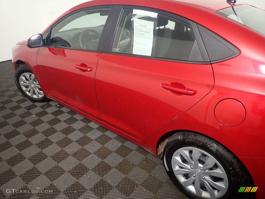 2020 Accent SE - Pomegranate Red / Beige photo #18