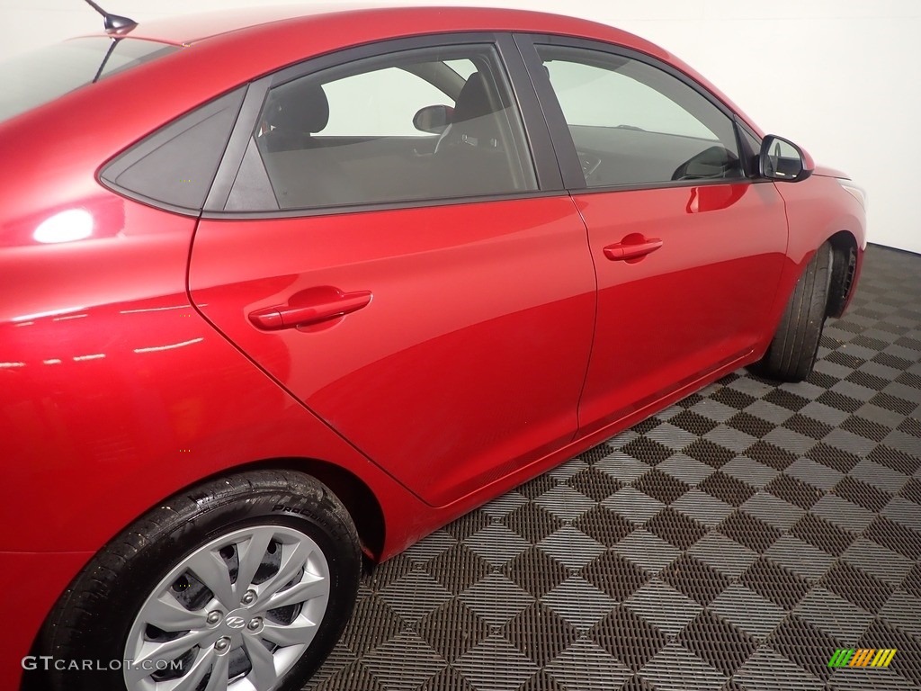 2020 Accent SE - Pomegranate Red / Beige photo #19