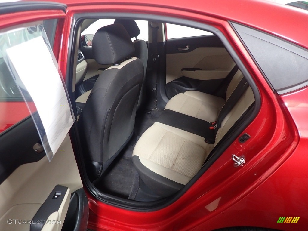 2020 Accent SE - Pomegranate Red / Beige photo #34