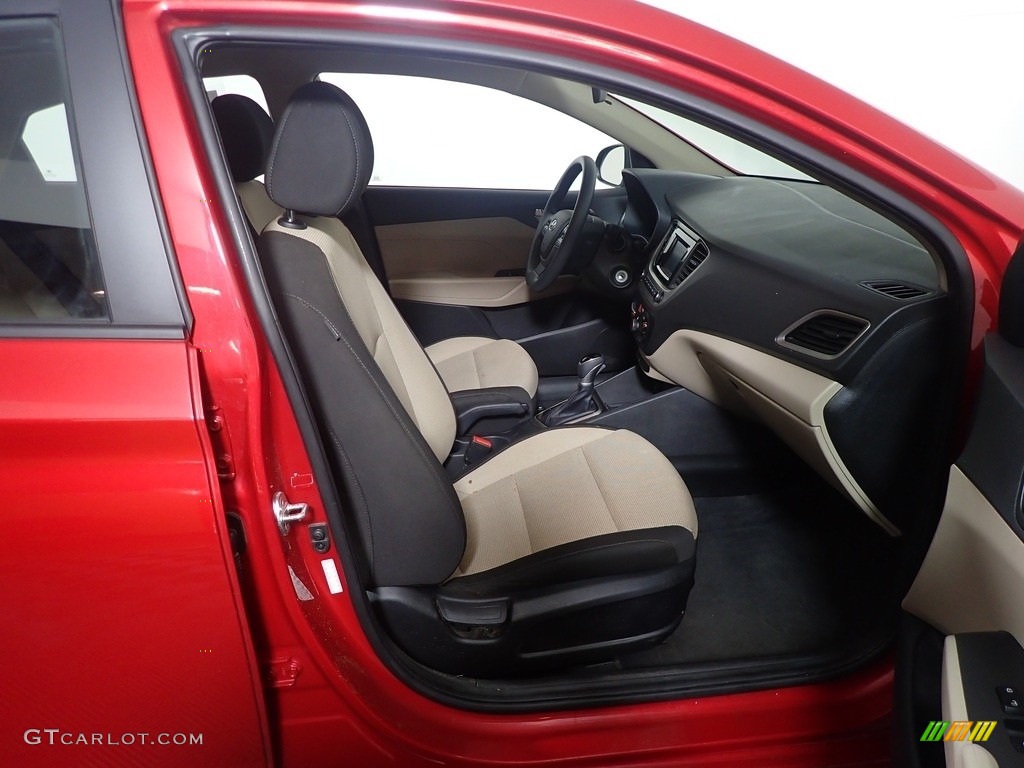 2020 Accent SE - Pomegranate Red / Beige photo #38