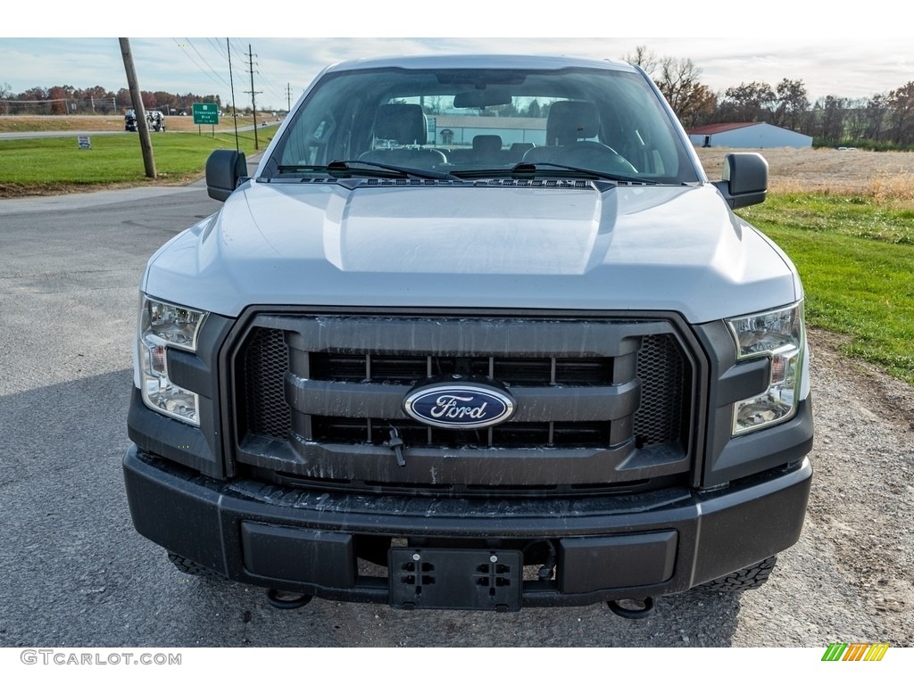 2016 F150 Lariat SuperCab 4x4 - Oxford White / Medium Earth Gray photo #9