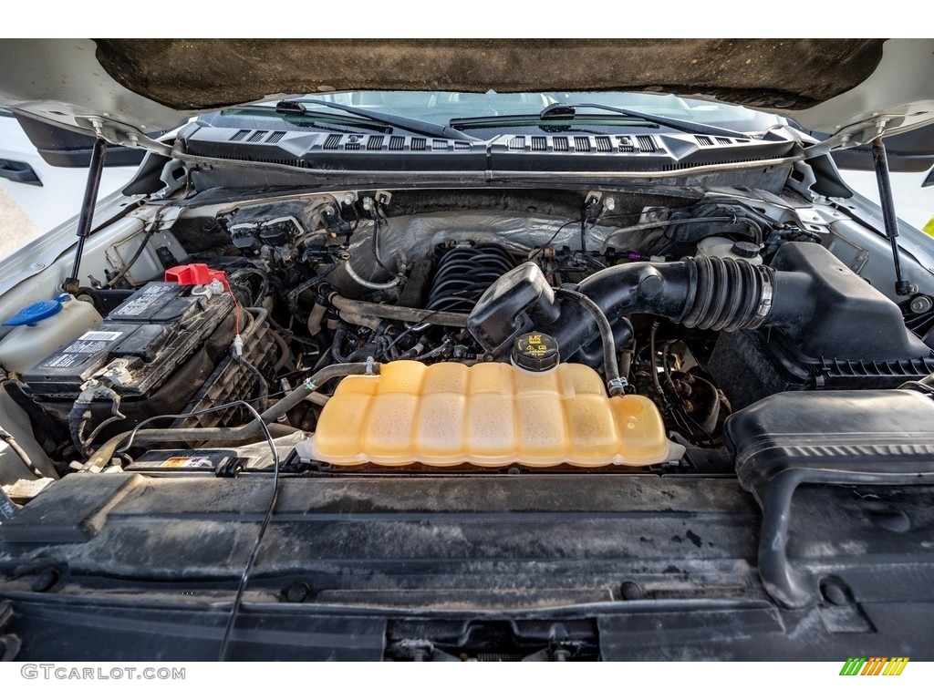 2016 F150 Lariat SuperCab 4x4 - Oxford White / Medium Earth Gray photo #17