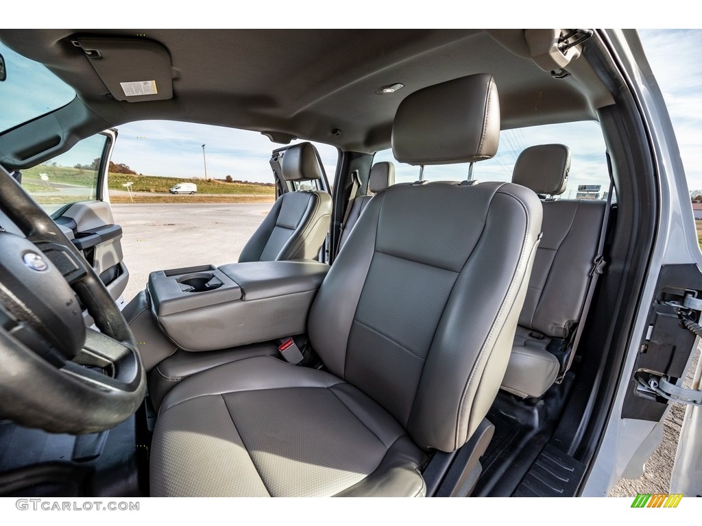 2016 F150 Lariat SuperCab 4x4 - Oxford White / Medium Earth Gray photo #18