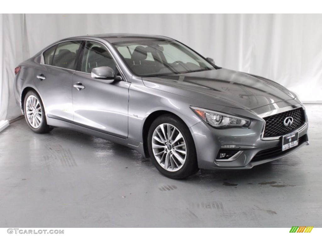 2018 Q50 3.0t - Graphite Shadow / Graphite photo #38