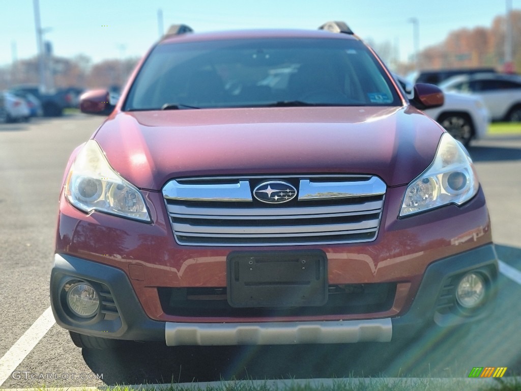 2014 Outback 2.5i Limited - Venetian Red Pearl / Black photo #2