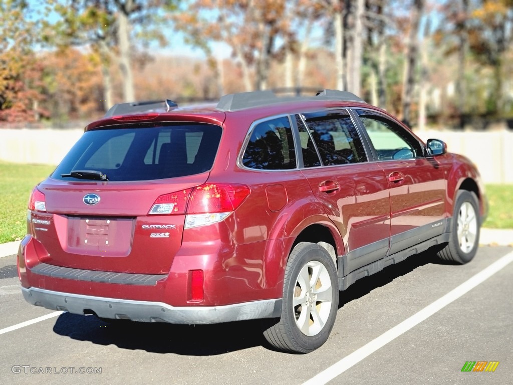 2014 Outback 2.5i Limited - Venetian Red Pearl / Black photo #4