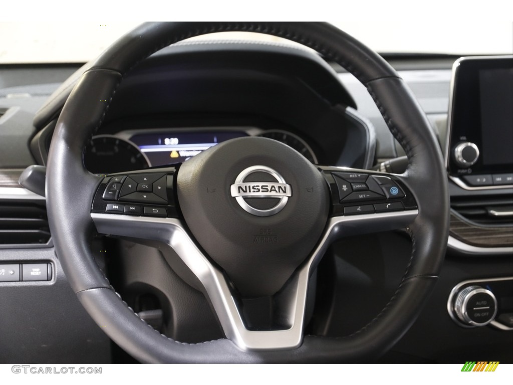 2019 Nissan Altima SL AWD Charcoal Steering Wheel Photo #143265877