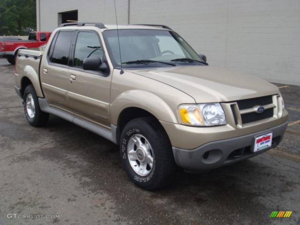 2001 Explorer Sport Trac  - Harvest Gold Metallic / Medium Prairie Tan photo #8