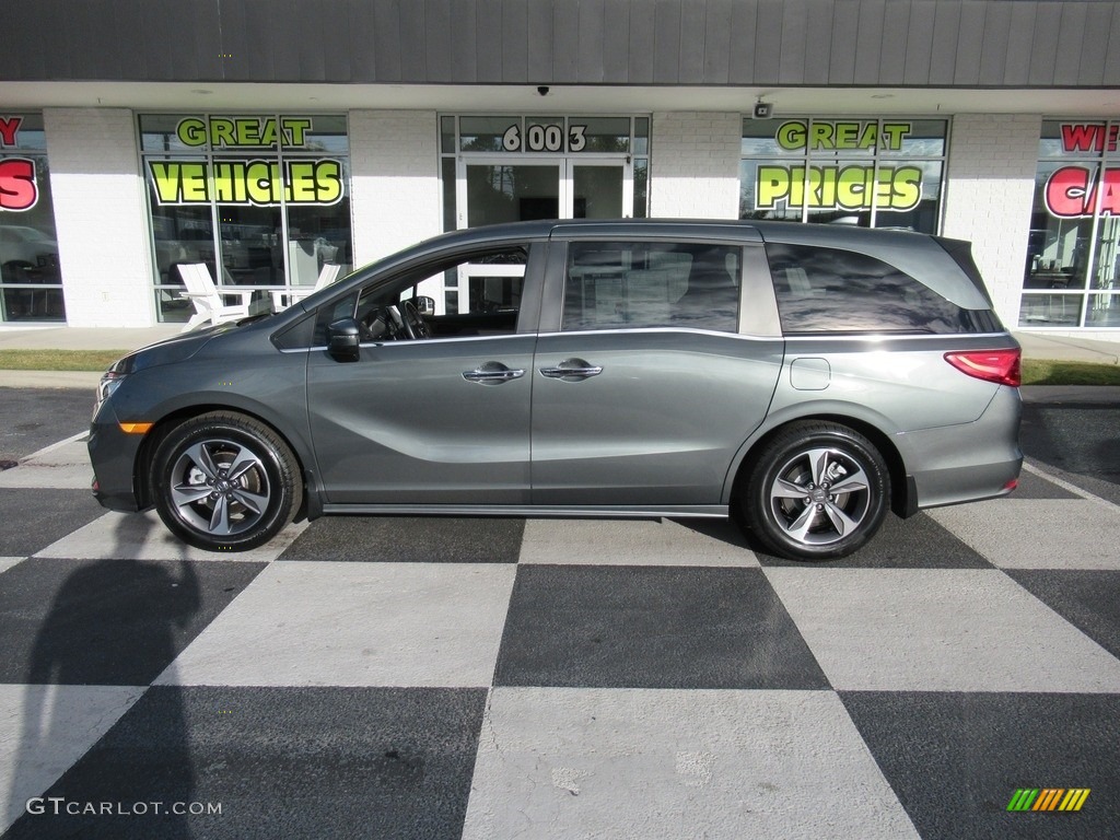 2019 Odyssey Touring - Pacific Pewter Metallic / Beige photo #1