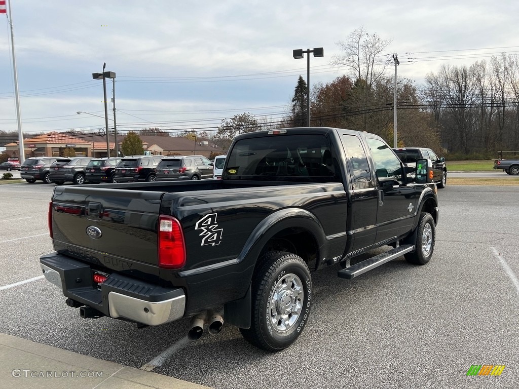 2016 F250 Super Duty XLT Super Cab 4x4 - Shadow Black / Steel photo #7