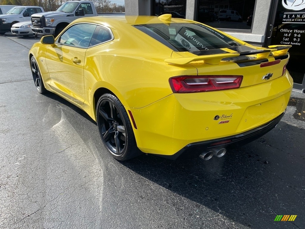 2017 Camaro SS Coupe - Bright Yellow / Jet Black photo #7