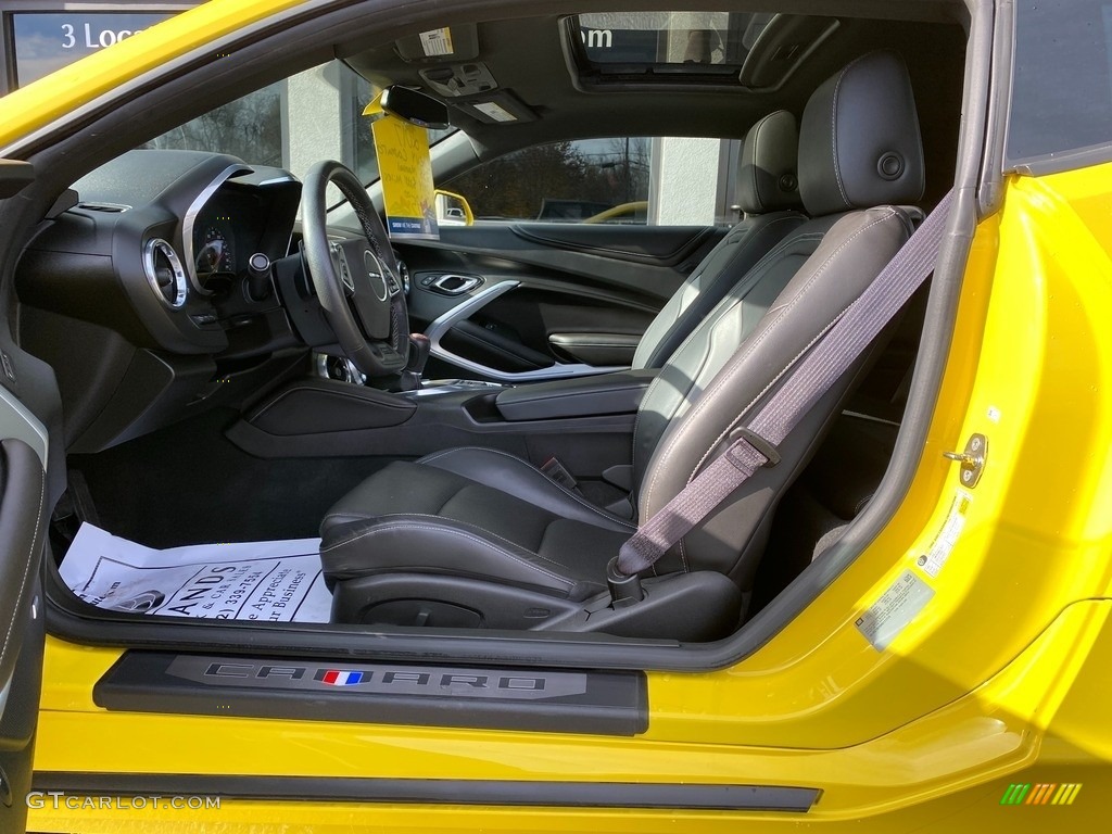 2017 Camaro SS Coupe - Bright Yellow / Jet Black photo #12