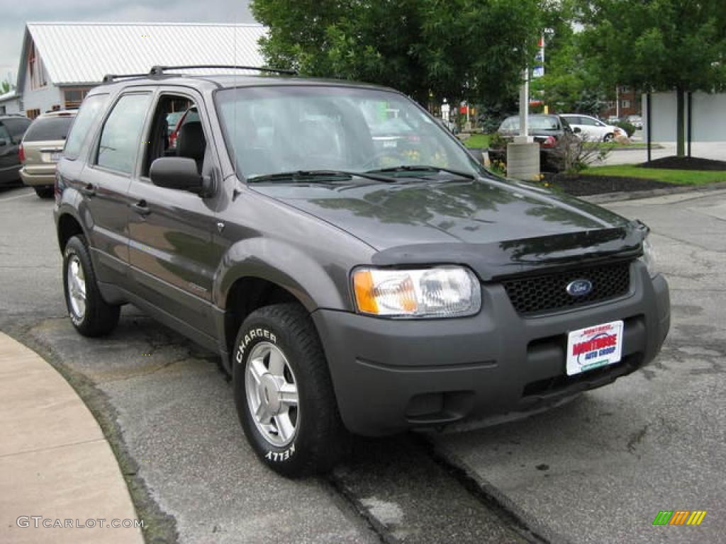 2002 Escape XLS V6 - Dark Shadow Grey Metallic / Medium Graphite photo #5