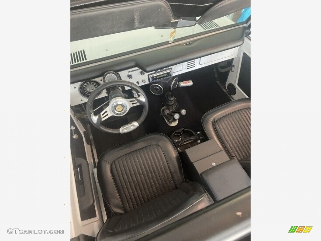 Black Interior 1975 Ford Bronco 4x4 Photo #143268295