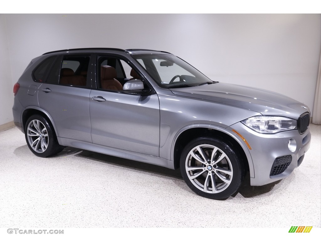 2017 X5 xDrive50i - Space Gray Metallic / Individual Amaro Brown photo #1