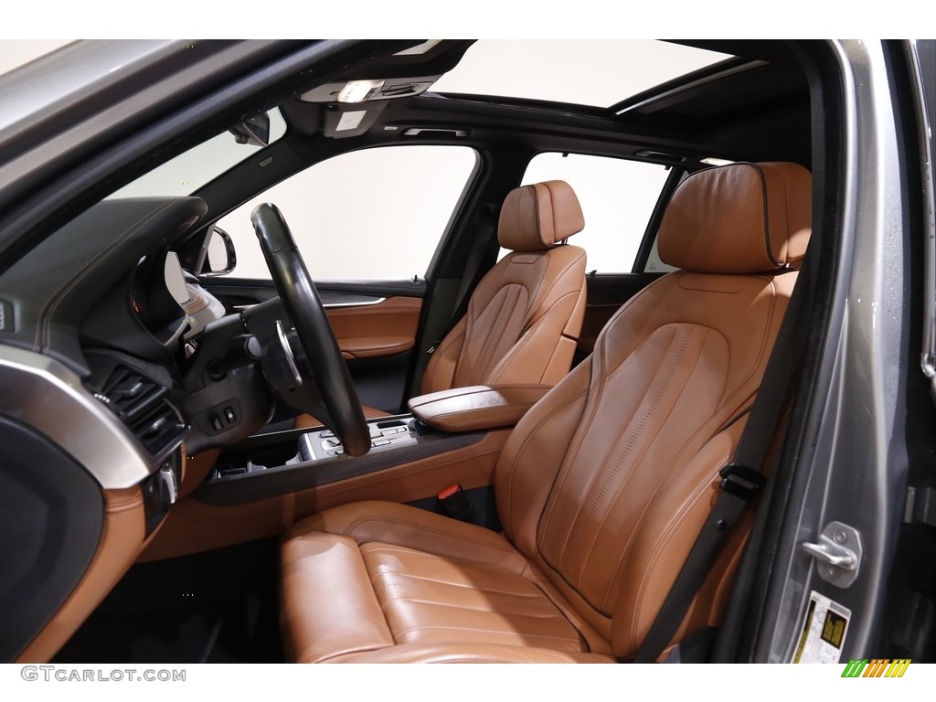 2017 X5 xDrive50i - Space Gray Metallic / Individual Amaro Brown photo #5