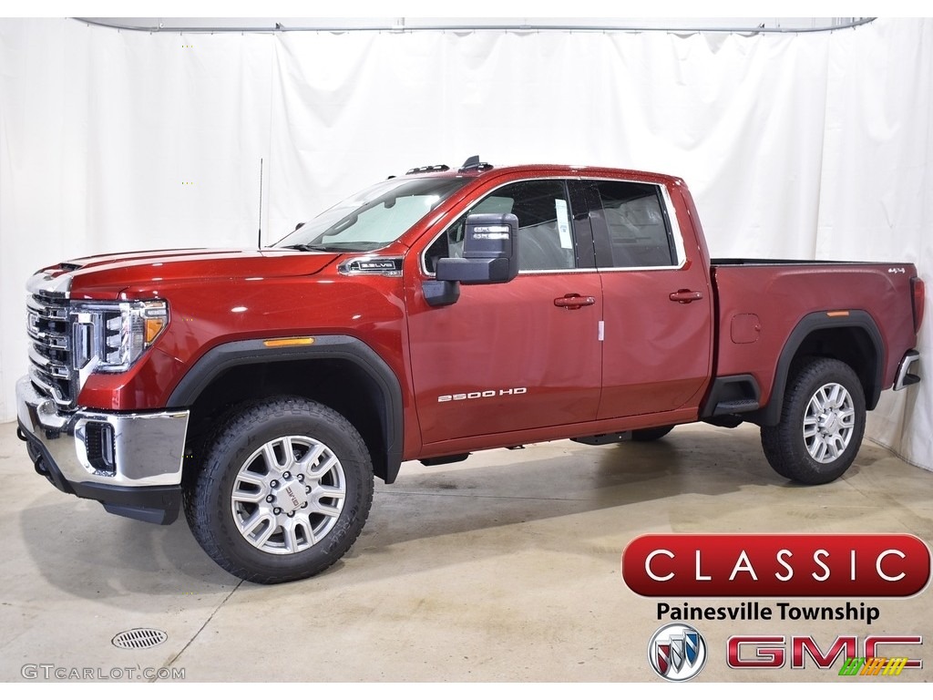 2022 Sierra 2500HD SLE Crew Cab 4WD - Cayenne Red Tintcoat / Jet Black photo #1