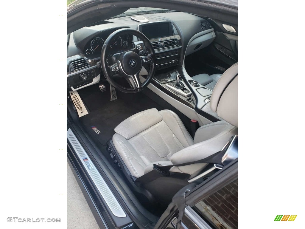2013 M6 Convertible - Black Sapphire Metallic / Silverstone II photo #2