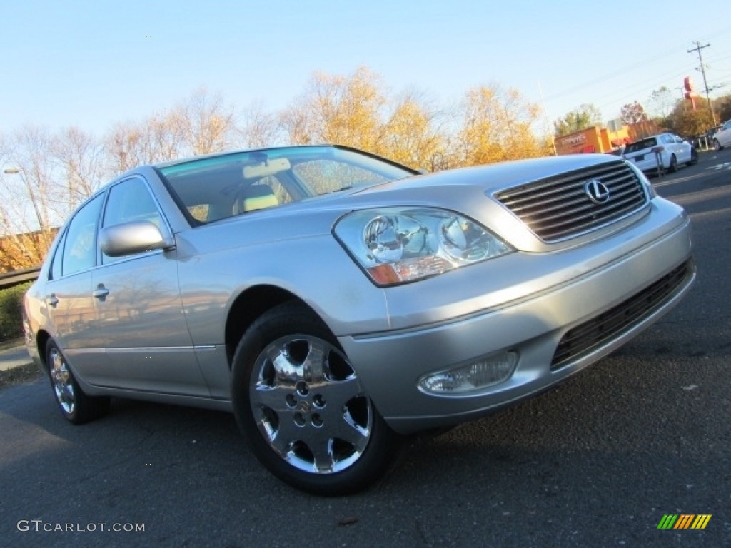 2002 LS 430 - Millennium Silver Metallic / Ecru Beige photo #1