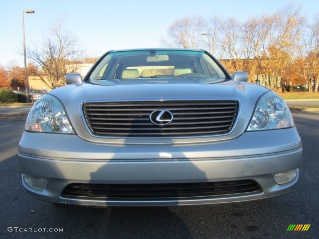 2002 LS 430 - Millennium Silver Metallic / Ecru Beige photo #4