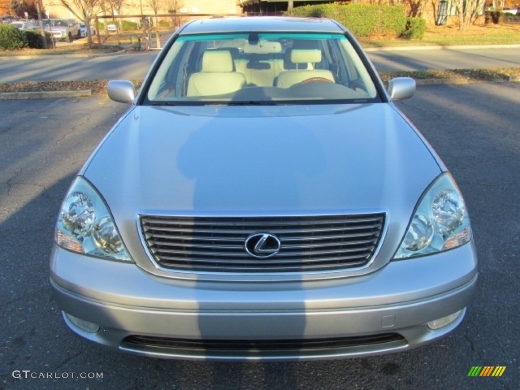 2002 LS 430 - Millennium Silver Metallic / Ecru Beige photo #5