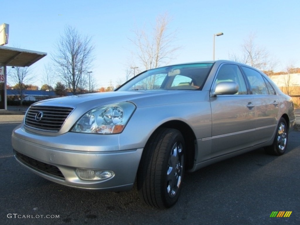 2002 LS 430 - Millennium Silver Metallic / Ecru Beige photo #6