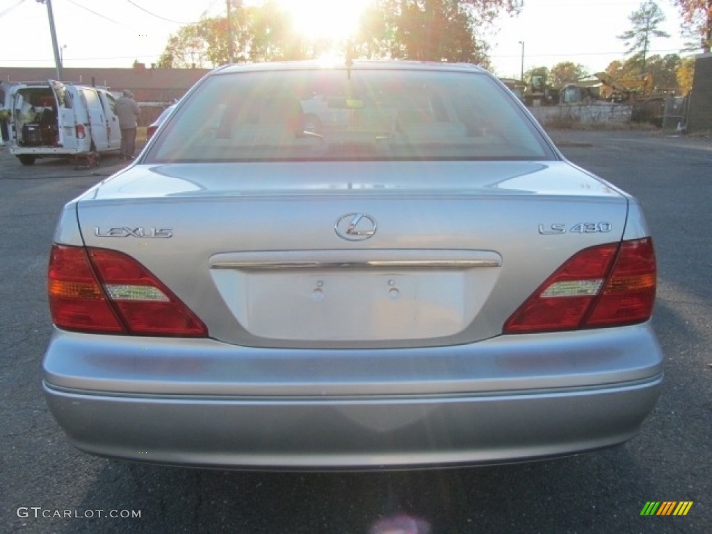 2002 LS 430 - Millennium Silver Metallic / Ecru Beige photo #9