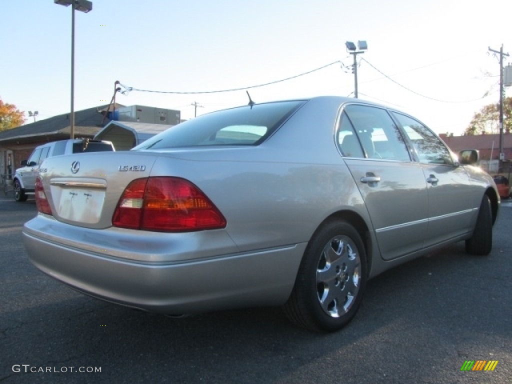 2002 LS 430 - Millennium Silver Metallic / Ecru Beige photo #10