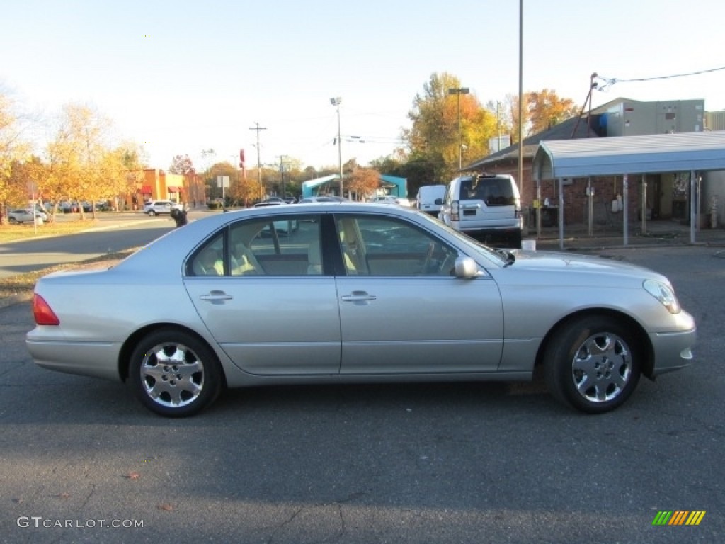 2002 LS 430 - Millennium Silver Metallic / Ecru Beige photo #11