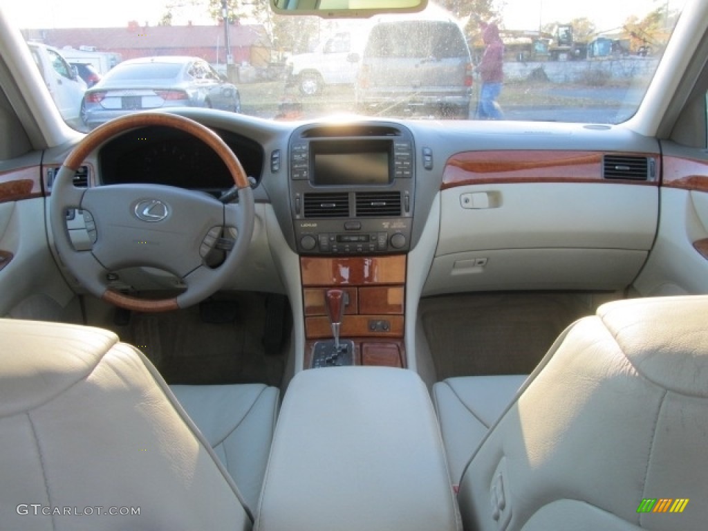 2002 LS 430 - Millennium Silver Metallic / Ecru Beige photo #13