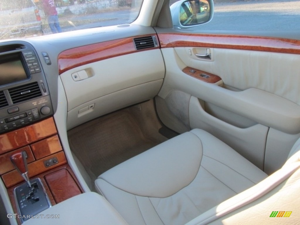 2002 LS 430 - Millennium Silver Metallic / Ecru Beige photo #14
