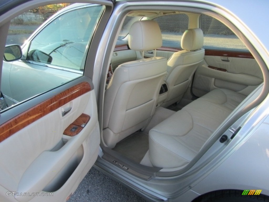 2002 LS 430 - Millennium Silver Metallic / Ecru Beige photo #19